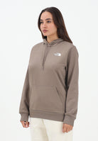THE NORTH FACE Felpa con cappuccio Simple Dome beige da donna NF0A89EYBOW1 . THE NORTH FACE 