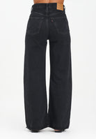 LEVI'S® Jeans Ribcage Wide Leg in denim nero da donna A6081-0001 . LEVI'S® 