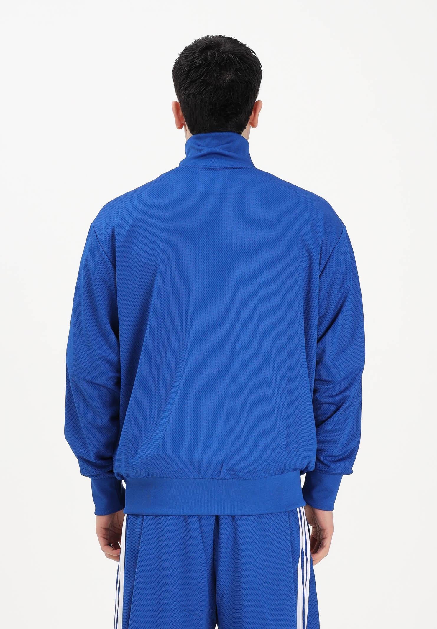 ADIDAS ORIGINALS Felpa con zip Firebird Adicolor Mesh blu da uomo KE0790 . ADIDAS ORIGINALS 