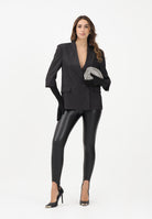 VICOLO Leggings in ecopelle nero da donna TF1800 NE VICOLO 