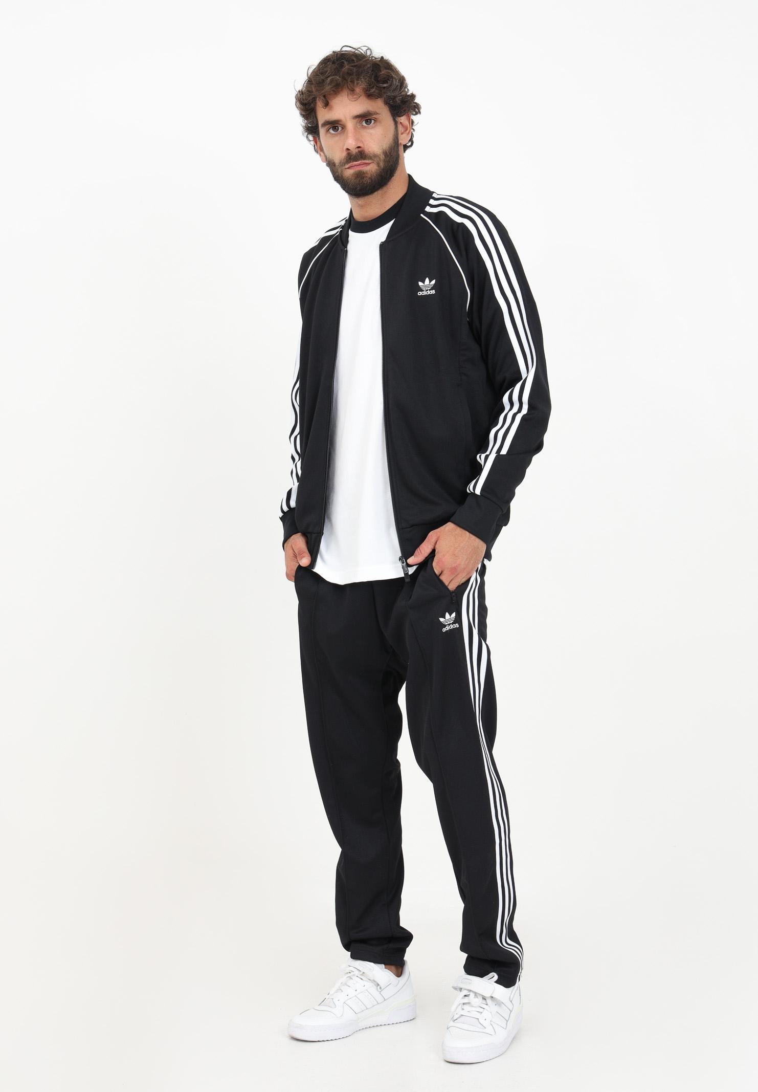 Pantalone sportivo nero da uomo Adicolor Classics Beckenbauer II5764 . ADIDAS ORIGINALS 