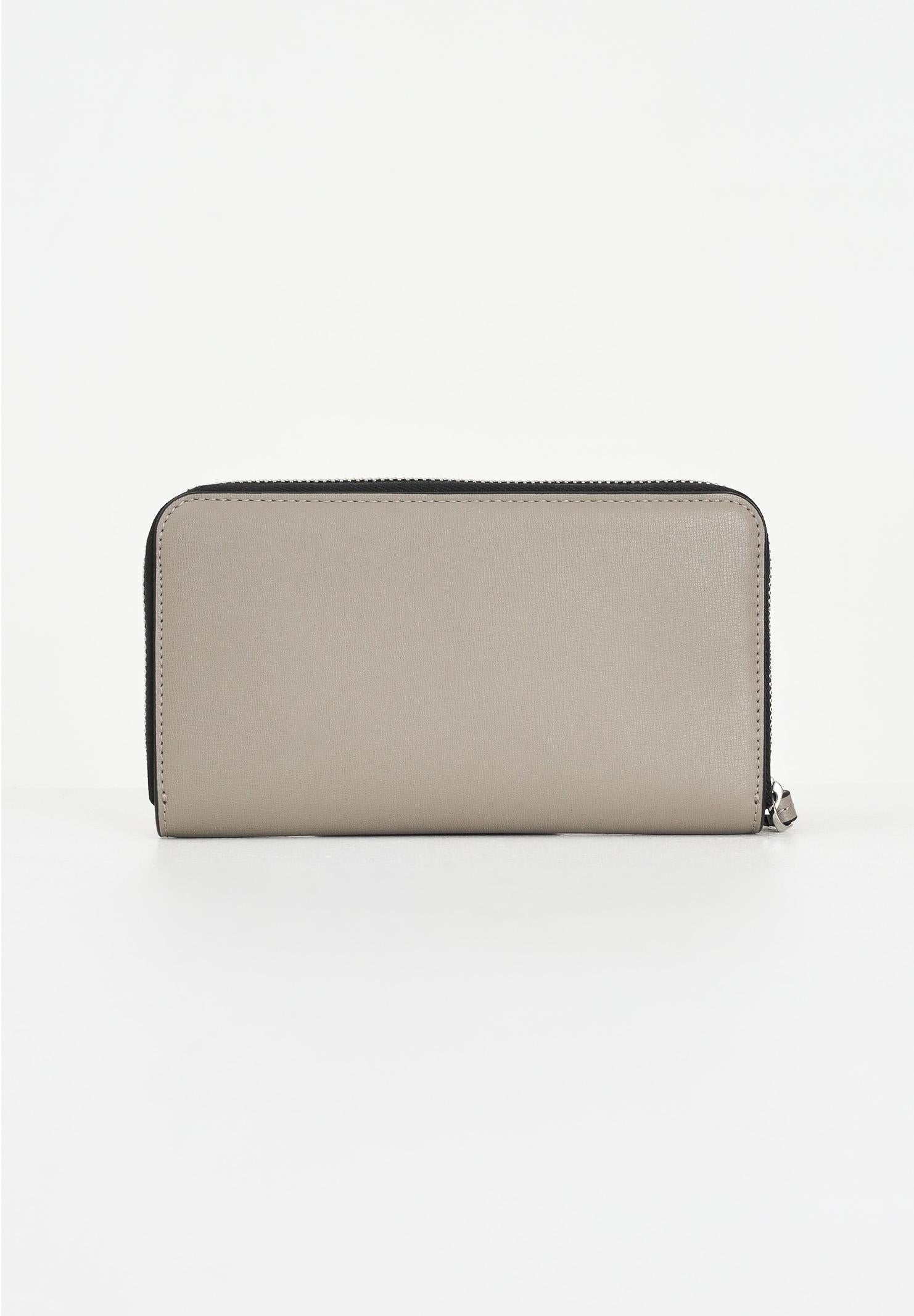 ARMANI EXCHANGE Portafogli color fango da donna con placca logo 9484860A874 U6242 ARMANI EXCHANGE 