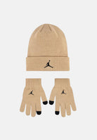JORDAN Set regalo Essentials composto da berretto e guanti beige per bambino e bambina 9A0836 X0L JORDAN 