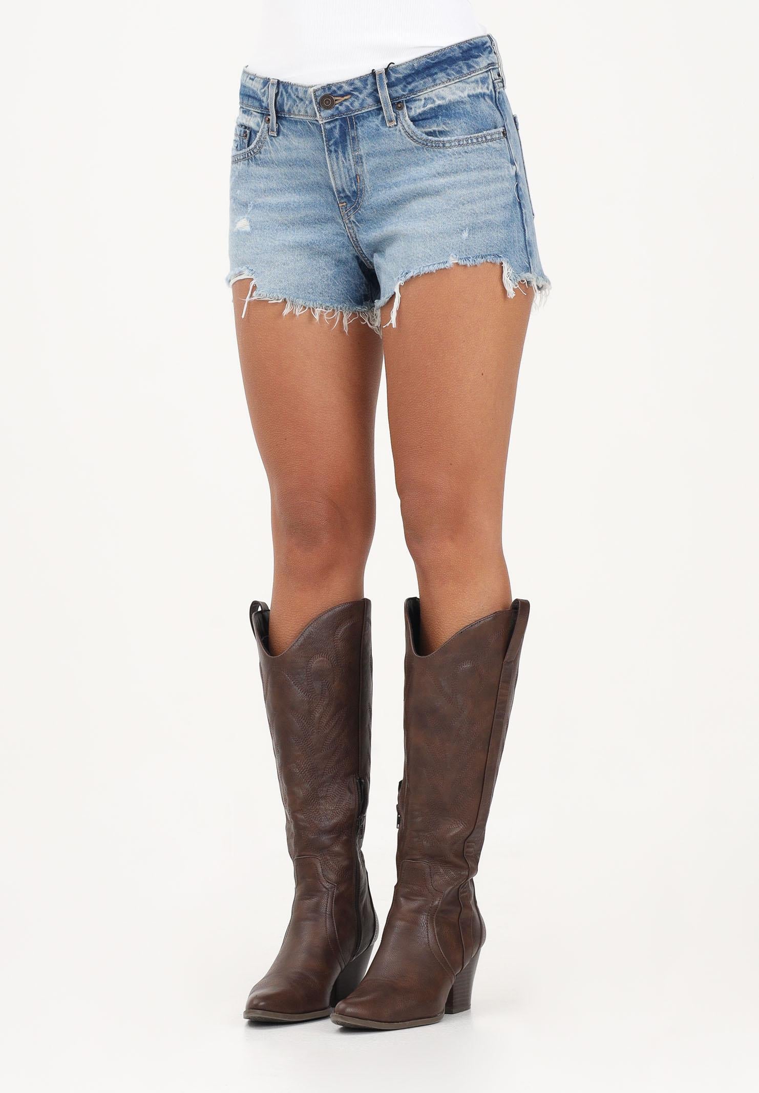 LEVI'S Shorts Low in denim chiaro da donna 005DR-0001 . LEVI'S® 