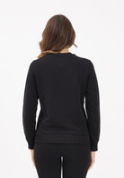 TOMMY JEANS Felpa girocollo nera da donna con stampa logo DW0DW22564 BDS TOMMY JEANS 