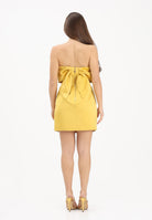 ELISABETTA FRANCHI Abito corto giallo da donna con coppe gioiello AB94962E2 EV4 ELISABETTA FRANCHI 