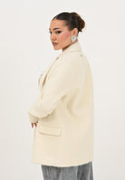 PATRIZIA PEPE Giacca in misto lana panna da donna 2S1533A654 W405 PATRIZIA PEPE 
