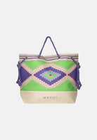 ME FUI Borsa mare multicolore da donna con stampa etnica MA26-SW0001X40 . ME FUI 