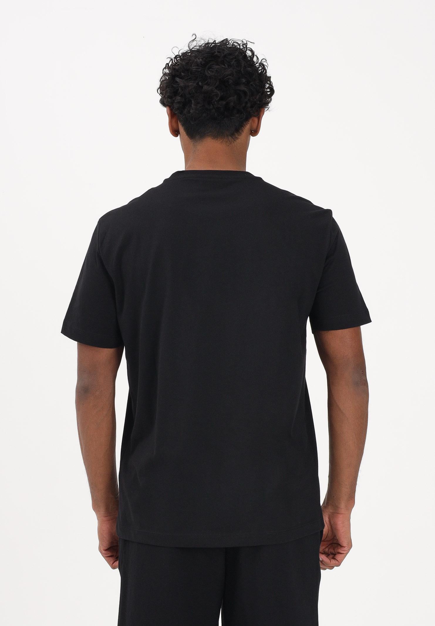 EA7 T-shirt a manica corta nera da uomo con stampa logo 7M001562AF17789 UC001 EA7 