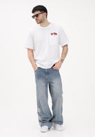 ADIDAS PERFORMANCE T-shirt a manica corta NOVELTY DART bianca da uomo JZ5041 . ADIDAS PERFORMANCE 