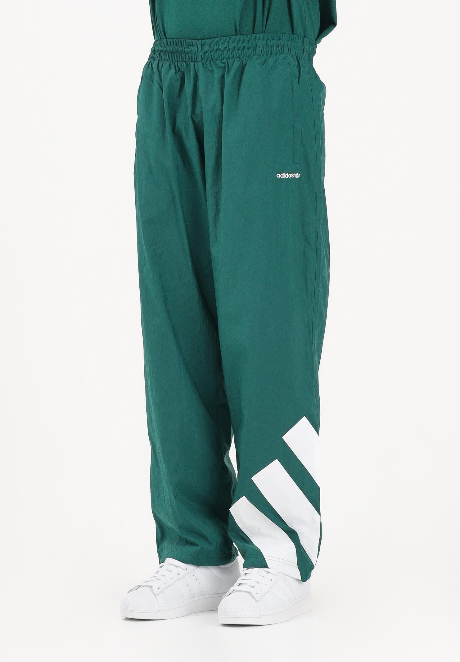 ADIDAS ORIGIALS Pantalone sportivo Adicolor Blocked verde da uomo KE0870 . ADIDAS ORIGINALS 
