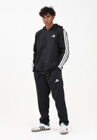 ADIDAS PERFORMANCE Tuta 3 Stripes nera da uomo JL8599  ADIDAS PERFORMANCE 