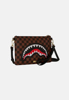 SPRAYGROUND Pochette Sawtooth Sharks In Paris marrone per uomo e donna 910B7841NSZ . SPRAYGROUND 
