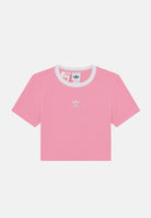 ADIDAS ORIGINALS T-shirt a manica corta Tight Mini Rib rosa da bambina KE4914 . ADIDAS ORIGINALS 