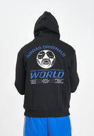 ADIDAS ORIGINALS Felpa con cappuccio Graphic nera da uomo JX3058  ADIDAS ORIGINALS 