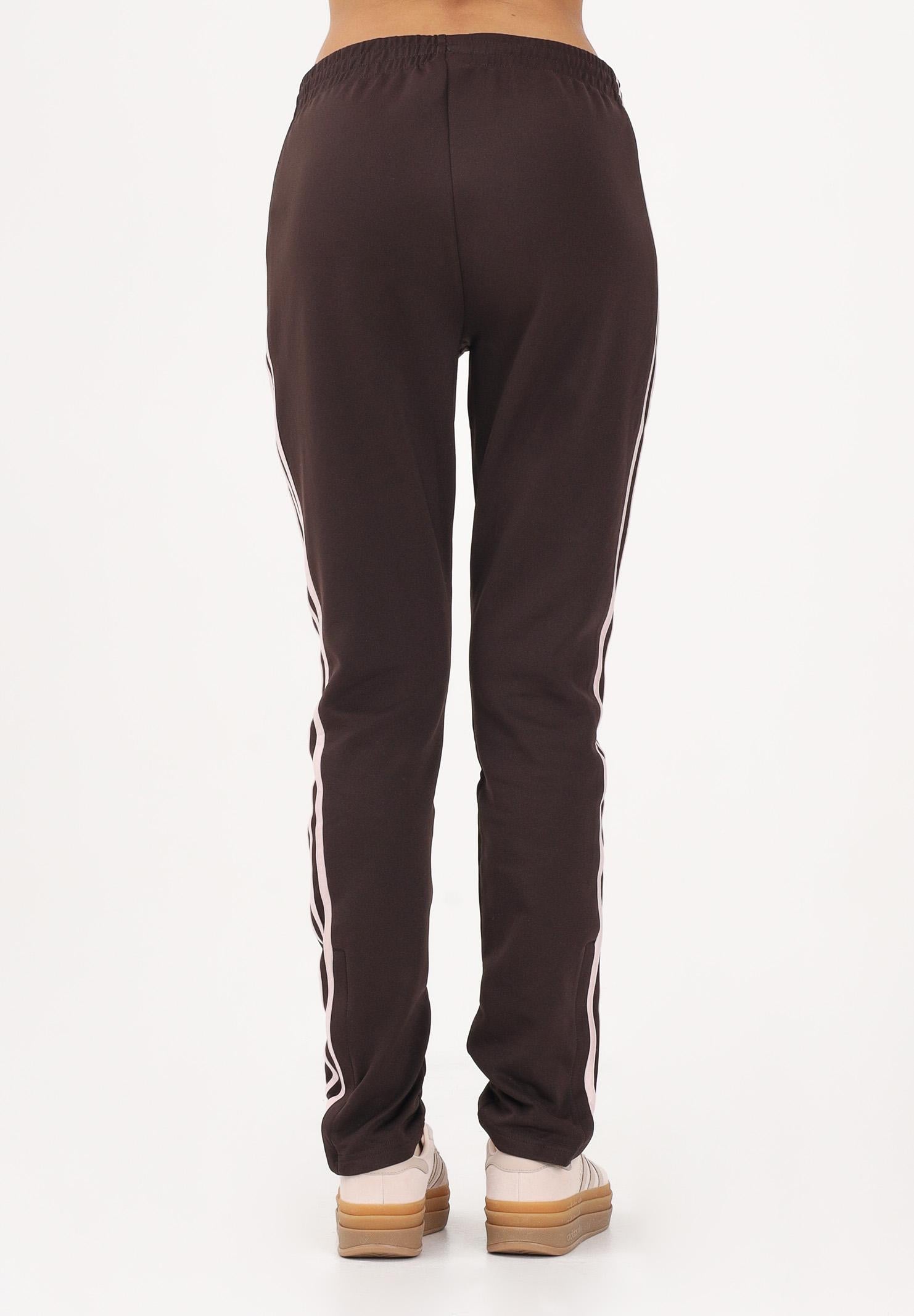 ADIDAS ORIGINALS Pantalone sportivo SST CLASSIC marrone e rosa da donna KD3790 . ADIDAS ORIGINALS 