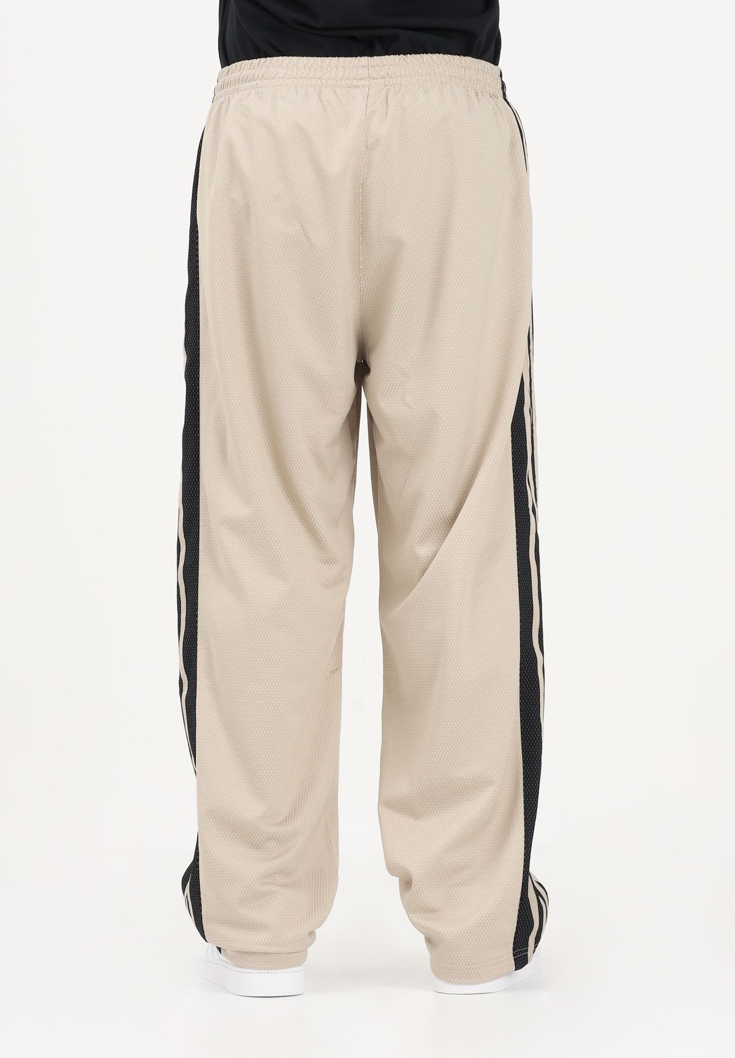 ADIDAS ORIGINALS Pantalone sportivo Loose Mesh beige da uomo KE0116 . ADIDAS ORIGINALS 