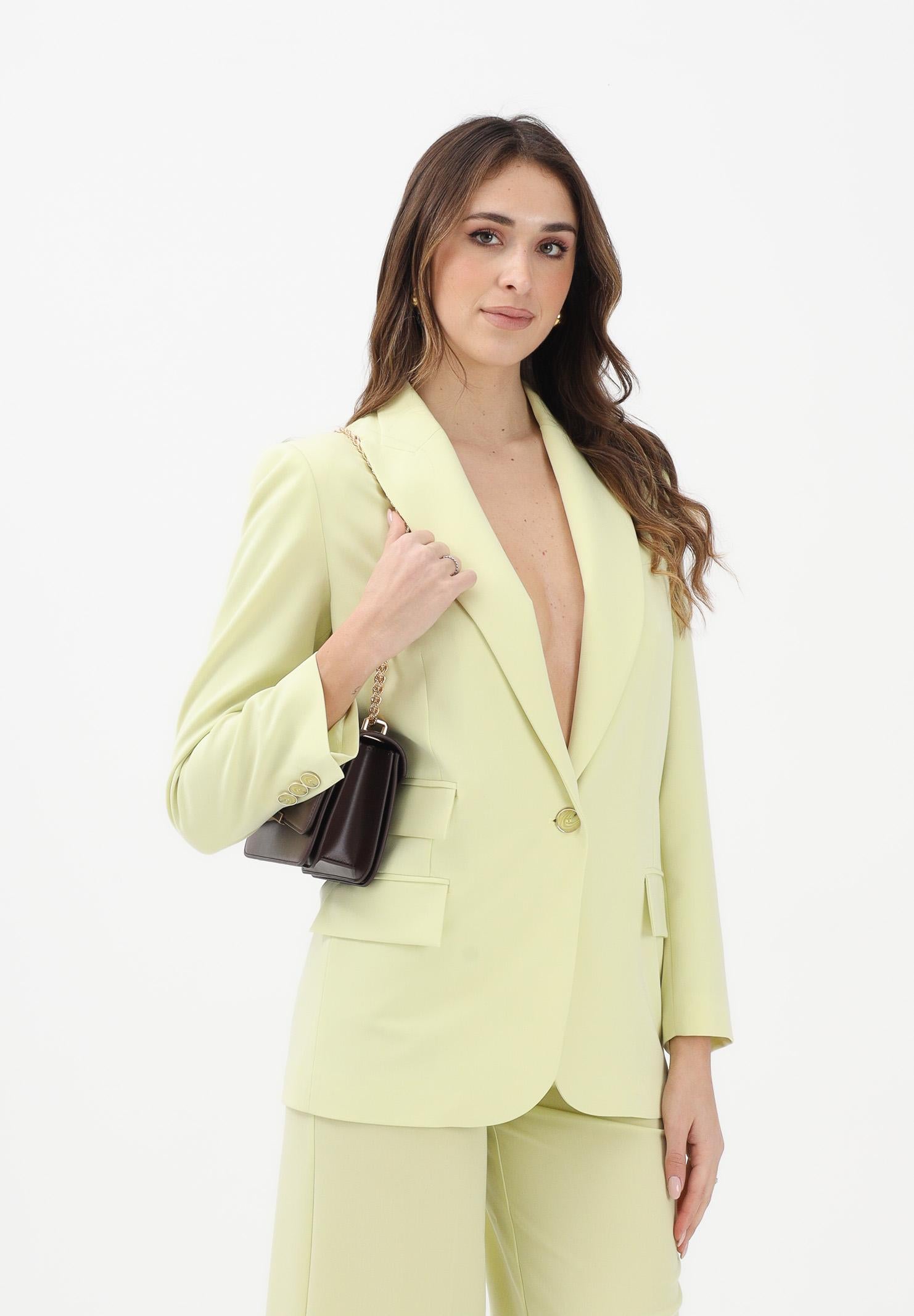 SIMONA CORSELLINI Giacca monopetto lime da donna P26CPGI01001 V0774 SIMONA CORSELLINI 