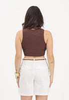 JDY Canotta crop marrone da donna 15352287 CHCO JDY 