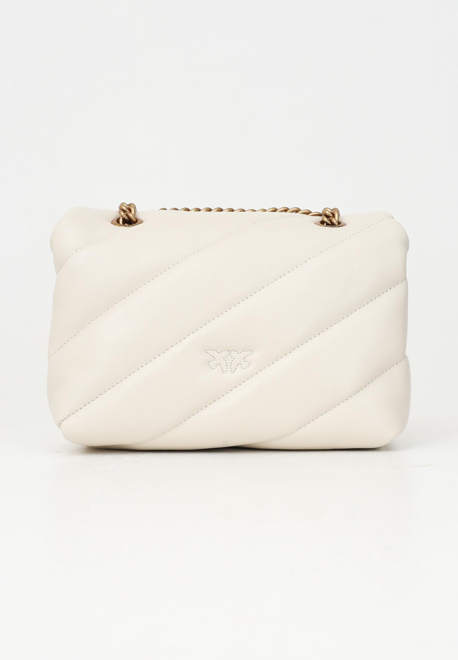 PINKO Borsa a tracolla Mini Love Bag Puff burro da donna 100039A0F2 Z14Q PINKO 