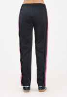 ADIDAS ORIGINALS Pantalone sportivo adibreak nero e fucsia da donna JV7514 . ADIDAS ORIGINALS 