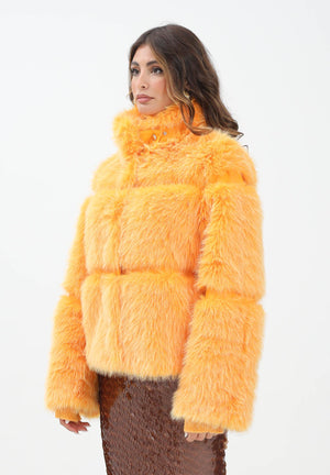 PATRIZIA PEPE Pelliccia arancione da donna 2O0174E077 R876 PATRIZIA PEPE 