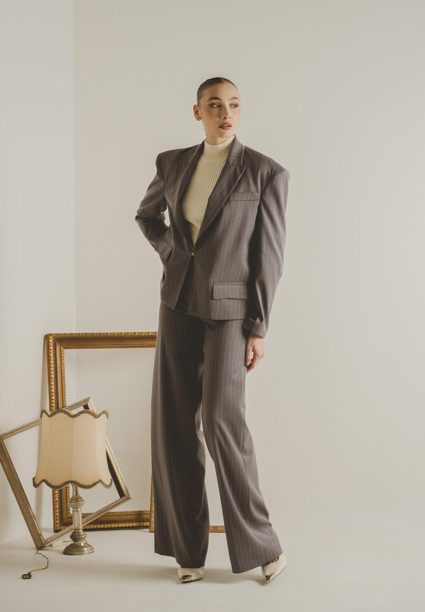 SANTAS Giacca OMBRE grigia da donna PV2619 GR SANTAS 