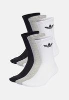 ADIDAS ORIGINALS Calzini Trefoil Cushion Crew (6paia) multicolore per uomo e donna IJ5620 . ADIDAS ORIGINALS 