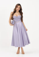 ELISABETTA FRANCHI Gonna midi lilla da donna GO15661E2 EV7 ELISABETTA FRANCHI 