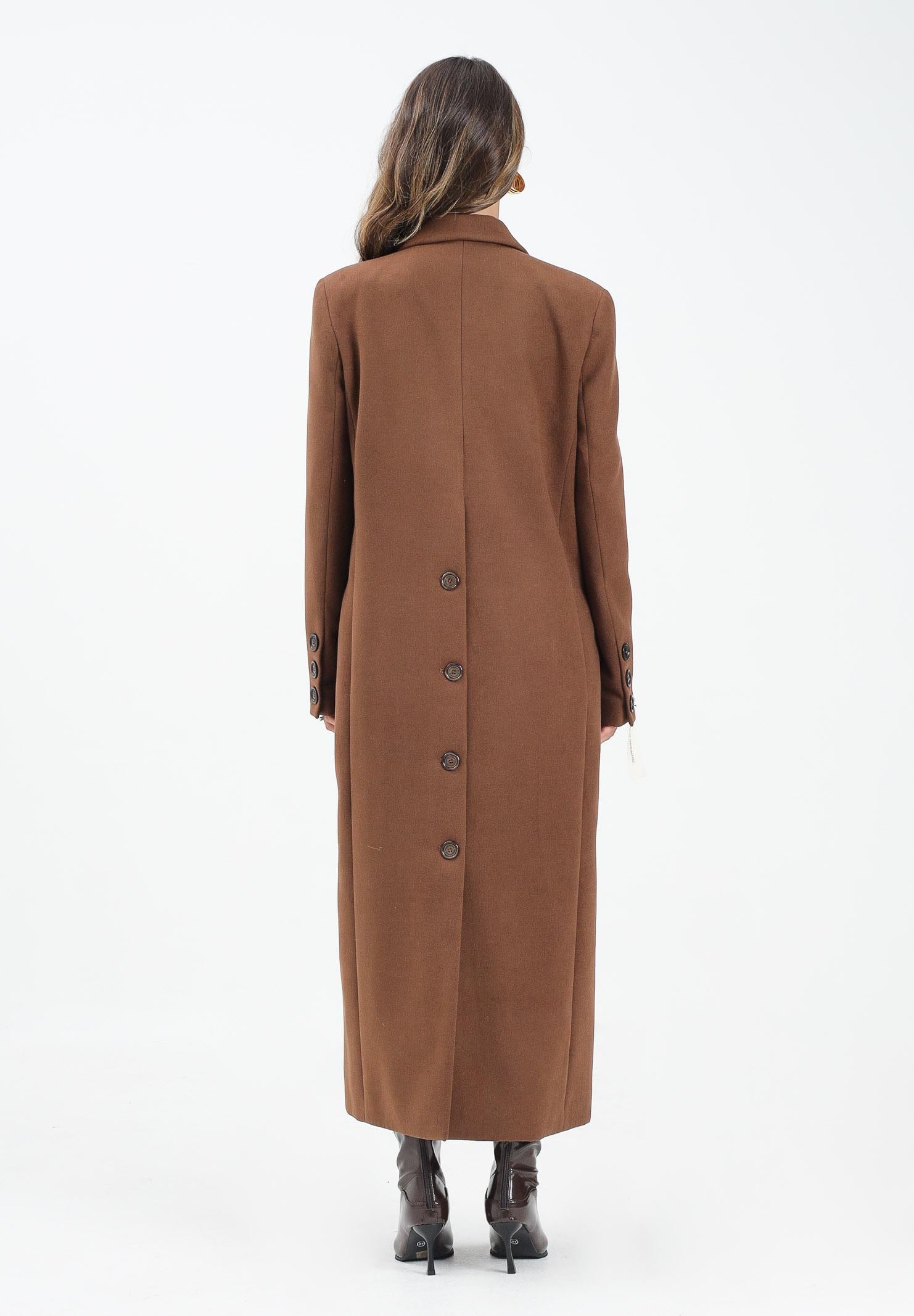 MAR DE MARGARITAS Cappotto lungo Melany marrone da donna MMABW01431 MA03 Mar de margaritas 