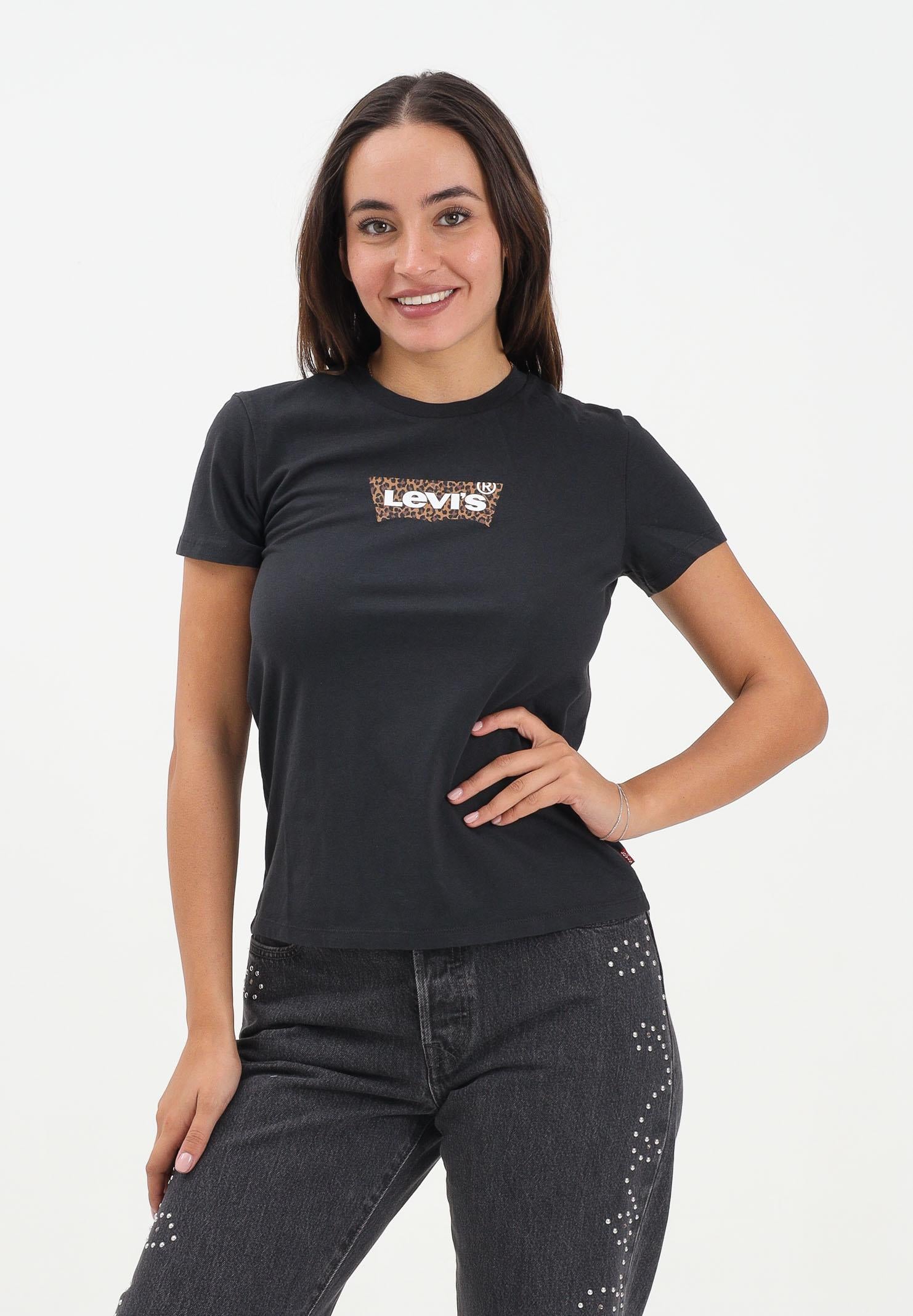 LEVI'S® T-shirt a manica corta Perfect nera da donna A2086-0425 . LEVI'S® 