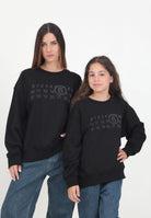 Felpa girocollo nera per donna e bambina con stampa Numerique M60681MM006 M6900 MAISON MARGIELA 