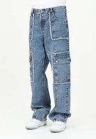 KARL LAGERFELD Jeans cargo in denim blu da uomo KLA1M10052 1NA KARL LAGERFELD 