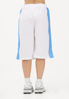 GCDS Shorts bianco per donna, ragazzi e bambini con logo C1BJQL710J338 100E GCDS 