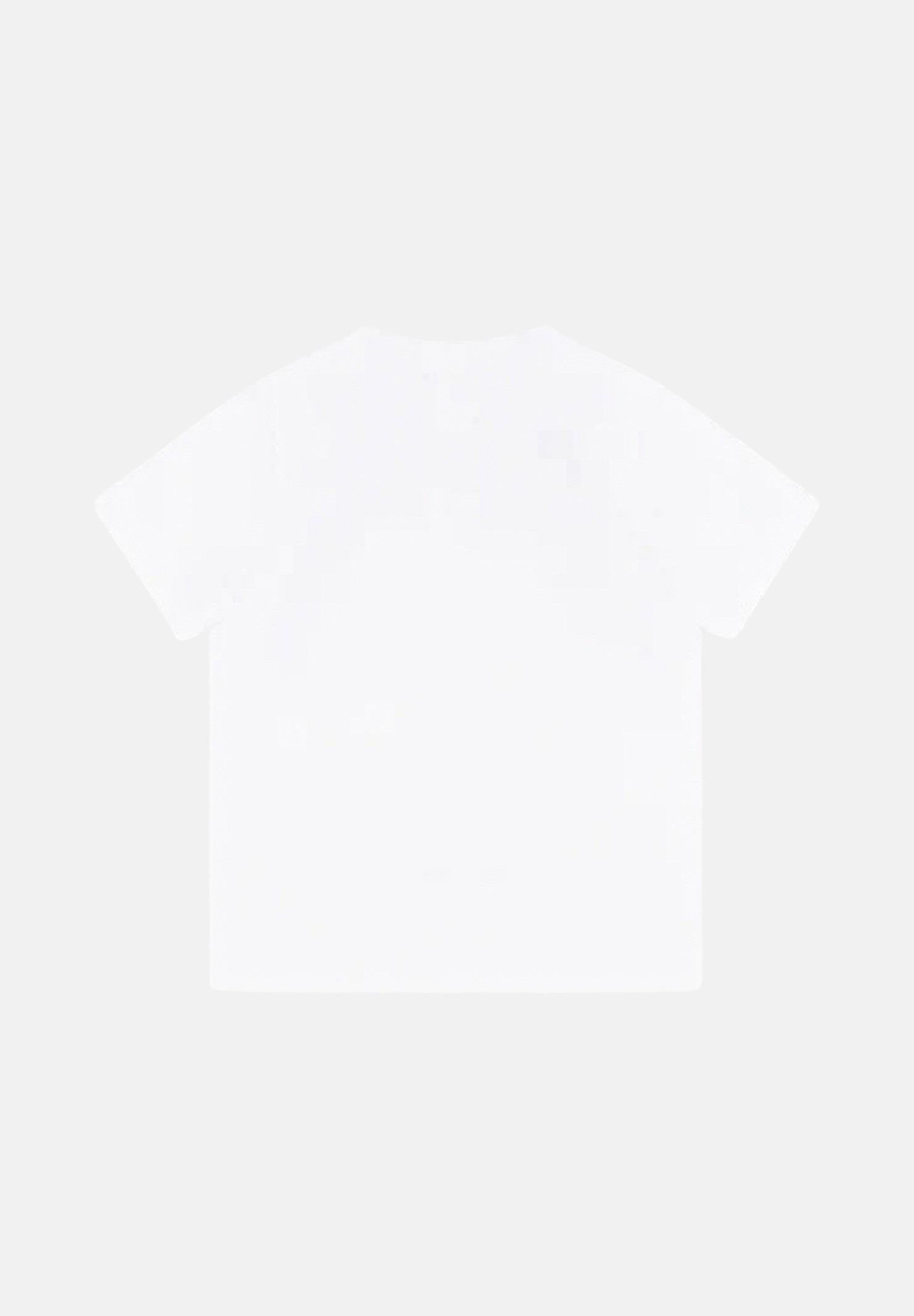 T-shirt bianca da neonato con stampa logo DQ2855D0ACD DQ100 DSQUARED2 