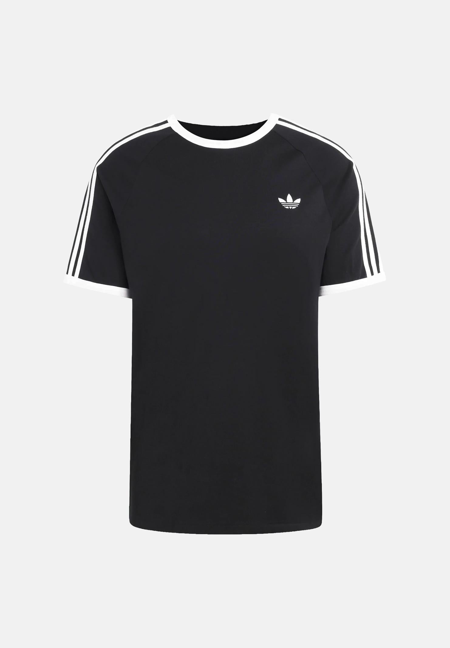ADIDAS ORIGINALS T-shirt a manica corta 3 STRIPES nera da uomo KE3538 . ADIDAS ORIGINALS 