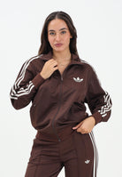 ADIDAS ORIGINALS Felpa con zip Adicolor Classics Firebird Loose marrone da donna KH1593  ADIDAS ORIGINALS 