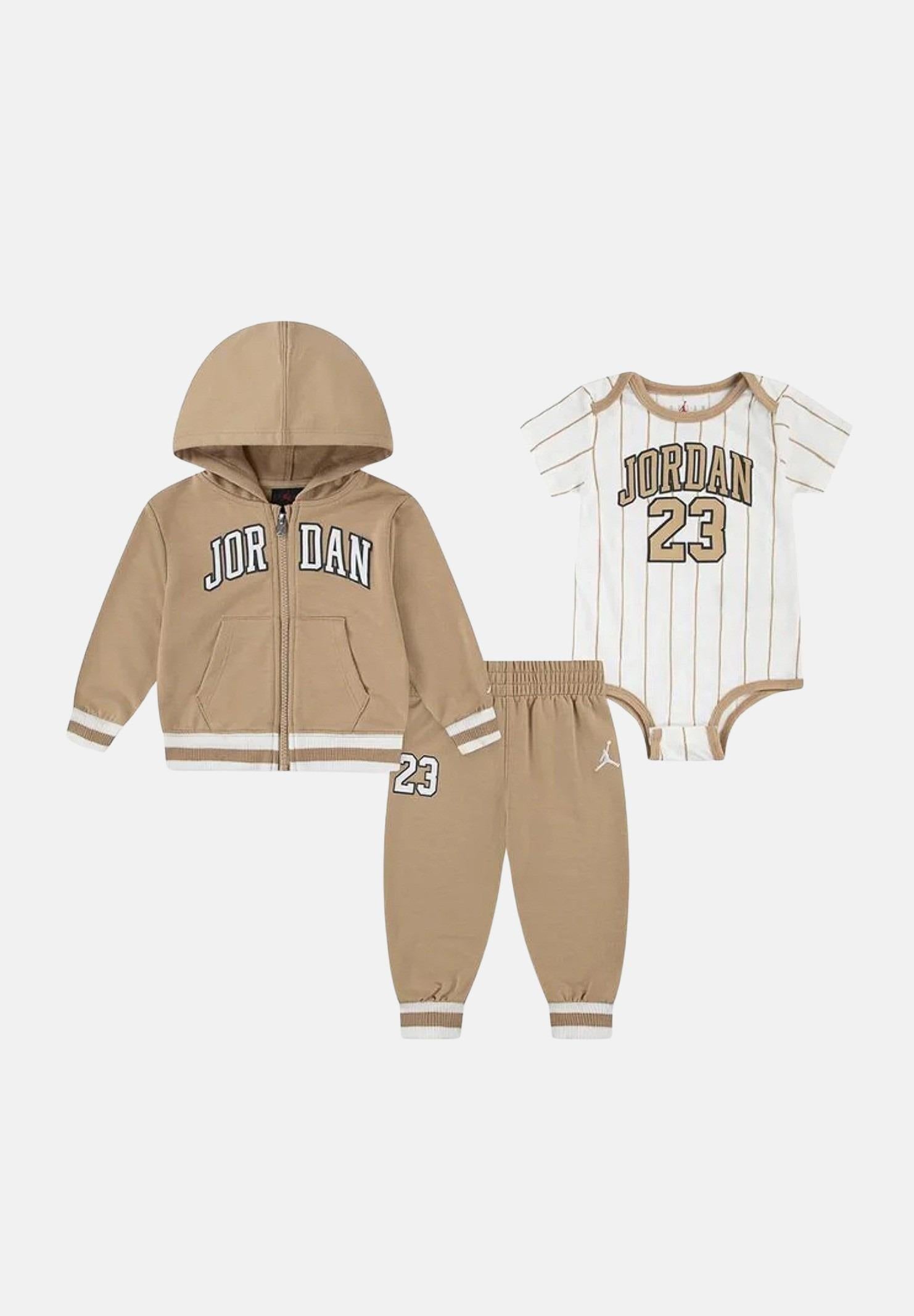 JORDAN Tuta (3 pezzi) 23 Jersey beige da neonato 65F182 X0L JORDAN 