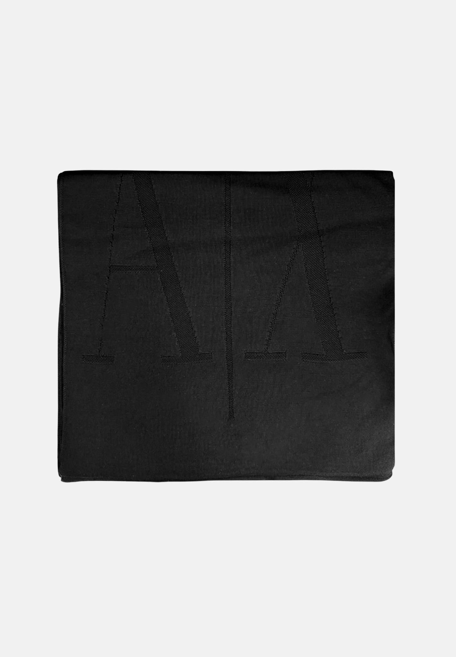 ARMANI EXCHANGE Pashmina nera da donna con logo XW001446AF11896 UC001 ARMANI EXCHANGE 