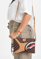 SPRAYGROUND Pochette HENNYVILLE CROSSOVER marrone da donna 910B7994NSZ  SPRAYGROUND 