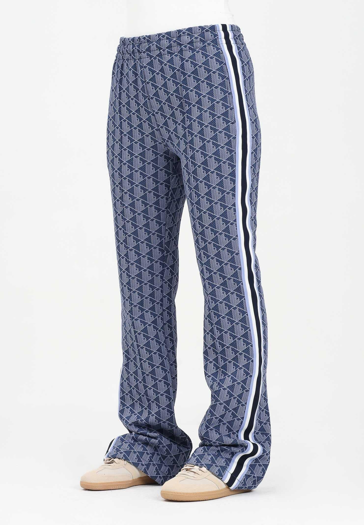 LACOSTE Pantalone sportivo Monogram Print blu da donna XF9313 AIT LACOSTE 