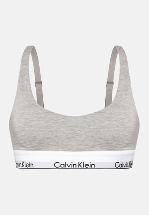 CALVIN KLEIN Bralette da donna grigia Modern Cotton 000QF7586E P7A CALVIN KLEIN 