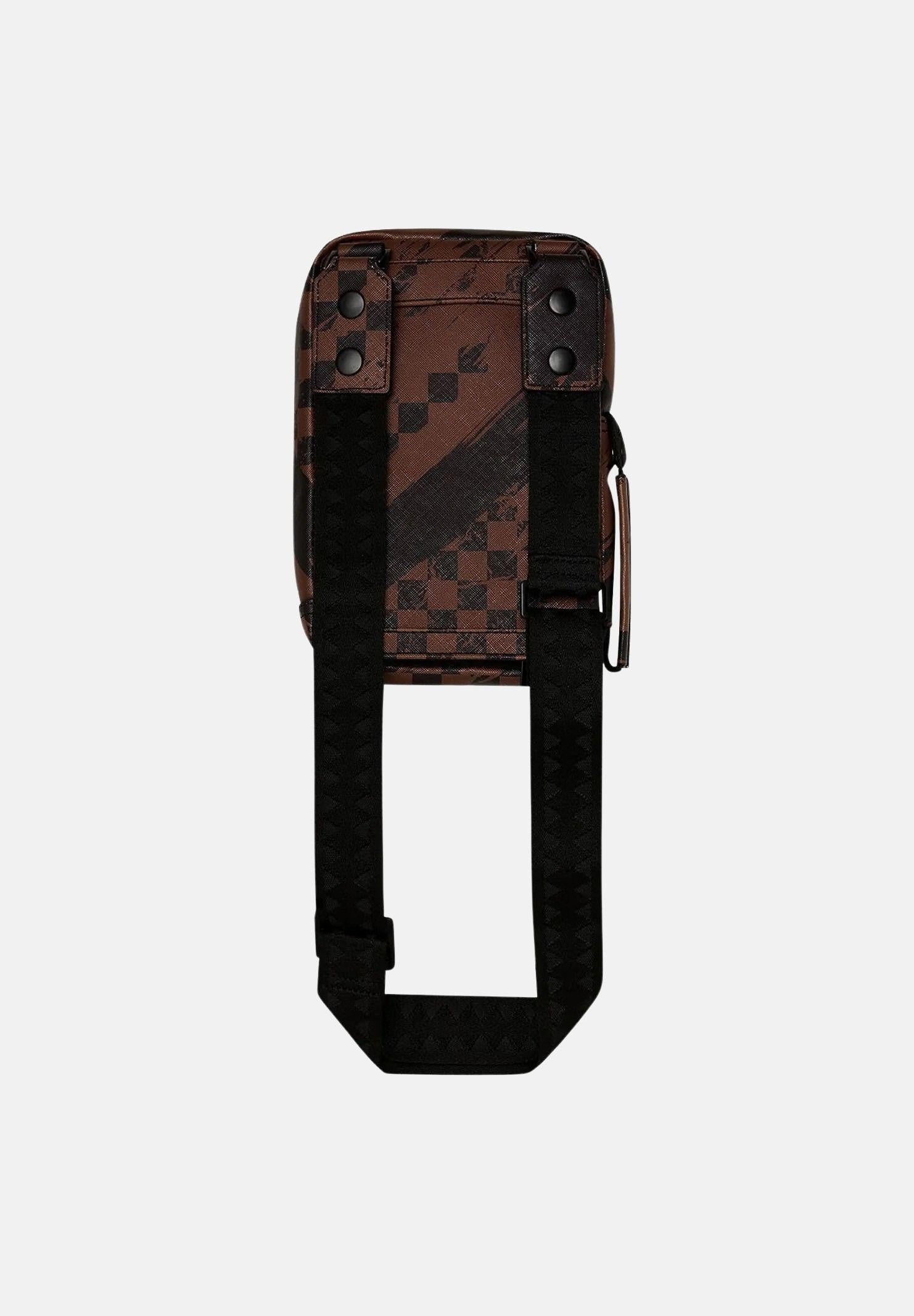 SPRAYGROUND Borsello SMEARED GRUNGE marrone da uomo 910B8967NSZ . SPRAYGROUND 
