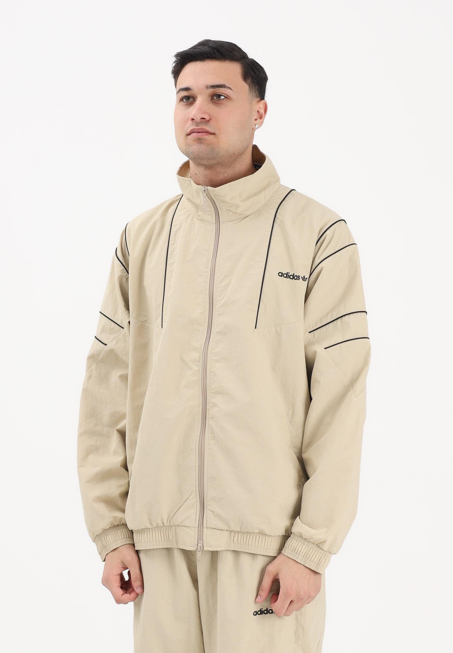 ADIDAS ORIGINALS Giacca a vento CUTLINE beige da uomo KE0095 . ADIDAS ORIGINALS 