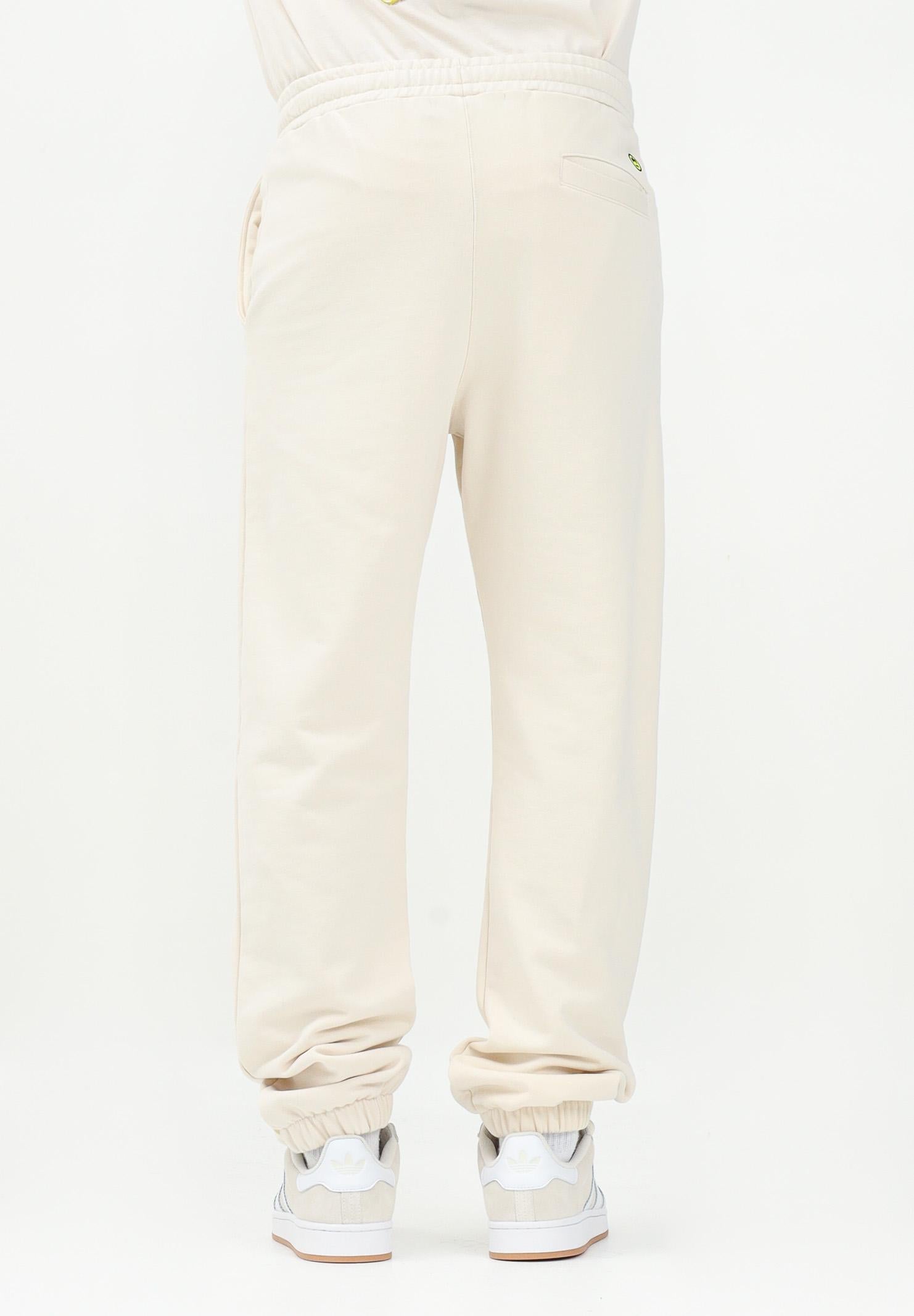 BARROW Pantalone sportivo vaniglia per uomo e donna con stampa logo S5BWUAFP085 BW029 BARROW 