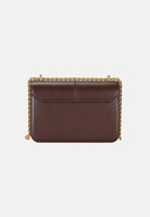 ELISABETTA FRANCHI Borsa a tracolla cacao da donna con logo BS91A61E2 644 ELISABETTA FRANCHI 