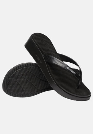 HAVAIANAS Infradito nero da donna High Platform 4149329 0090 HAVAIANAS 