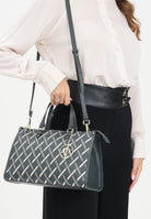 ARMANI EXCHANGE Borsa a mano verde da donna con motivo geometrico e charm con logo XW000400AF17155 M7021 ARMANI EXCHANGE 