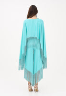 TPN Blusa turchese da donna con frange BEND232S6 9L TPN 