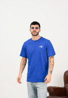 THE NORTH FACE T-shirt a manica corta NSE Reflective Box blu acceso da uomo NF0A87NPEF11 . THE NORTH FACE 